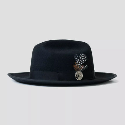 Tienda Ranch Fedora - Black[Fast shipping and box packing]