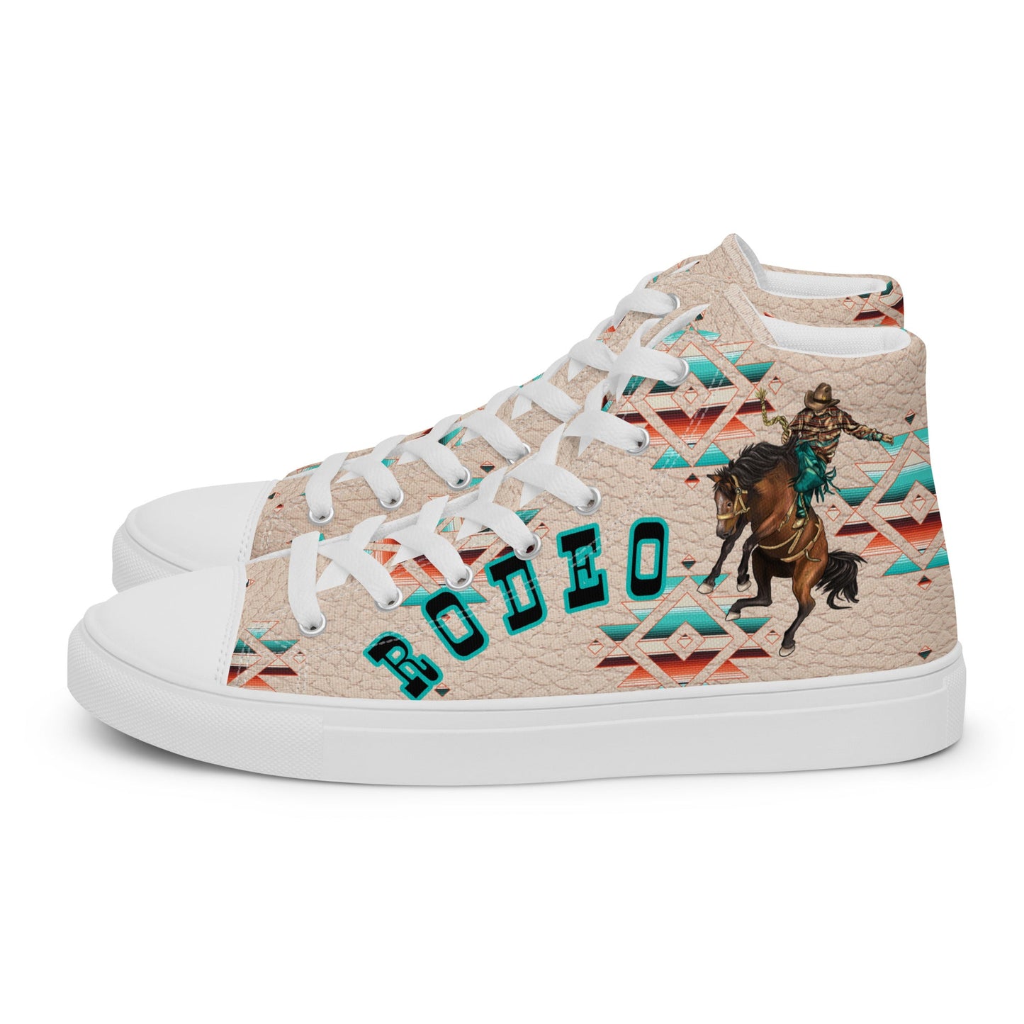 Rodeo Aztec Women__ high top canvas shoes