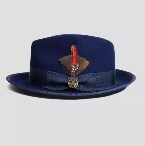 Tienda Bikary Fedora – Navy [Fast shipping and box packing]