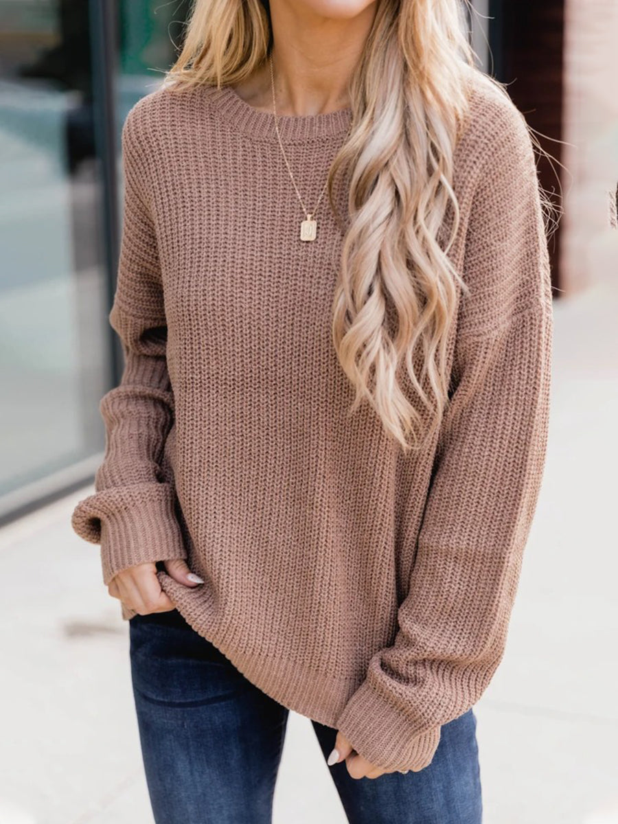 Warm Plain Casual Sweater