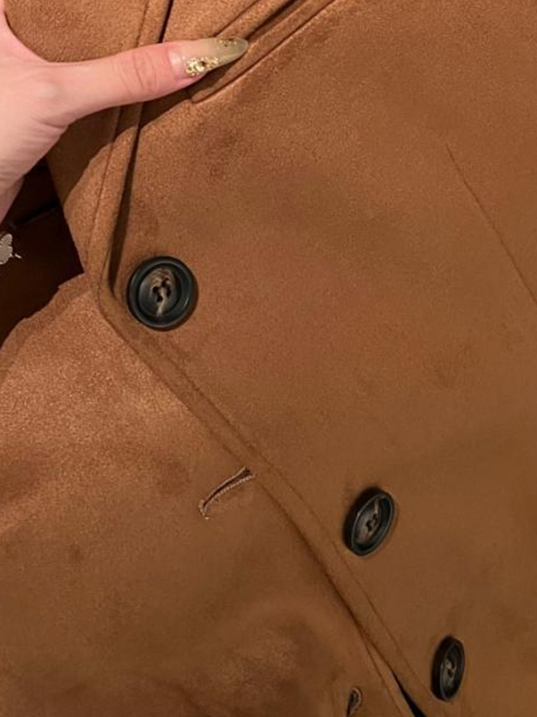 Vintage Suede Brown Blazer