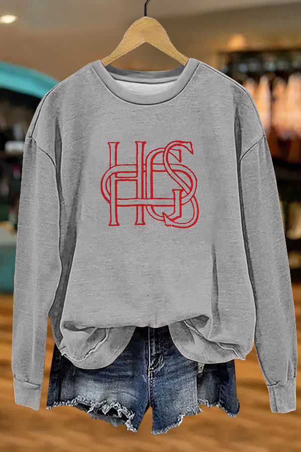 Arkansas Gameday Hogs Print Sweatshirt