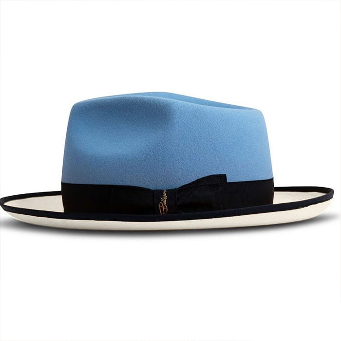 Limited - The Fox Fedora - Light Blue Ivory