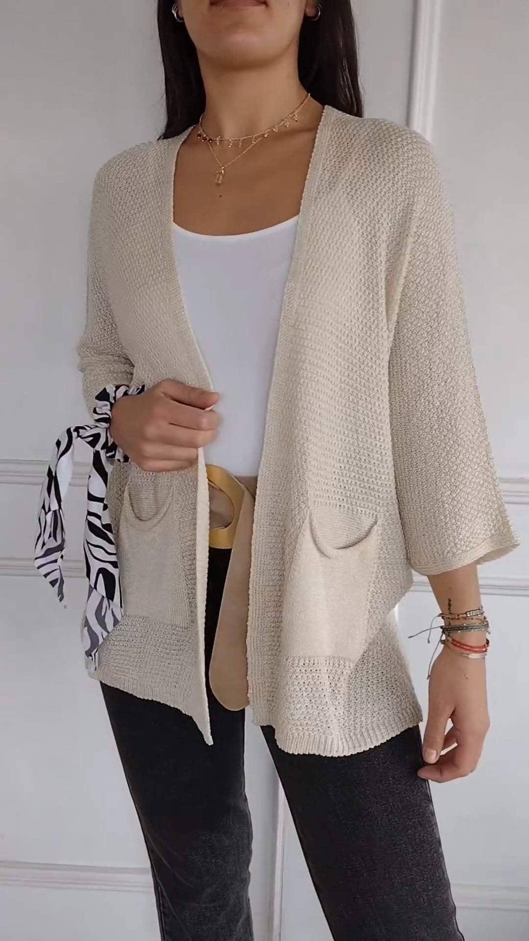 Women's Knitted Long Sleeve Casual Cardigan