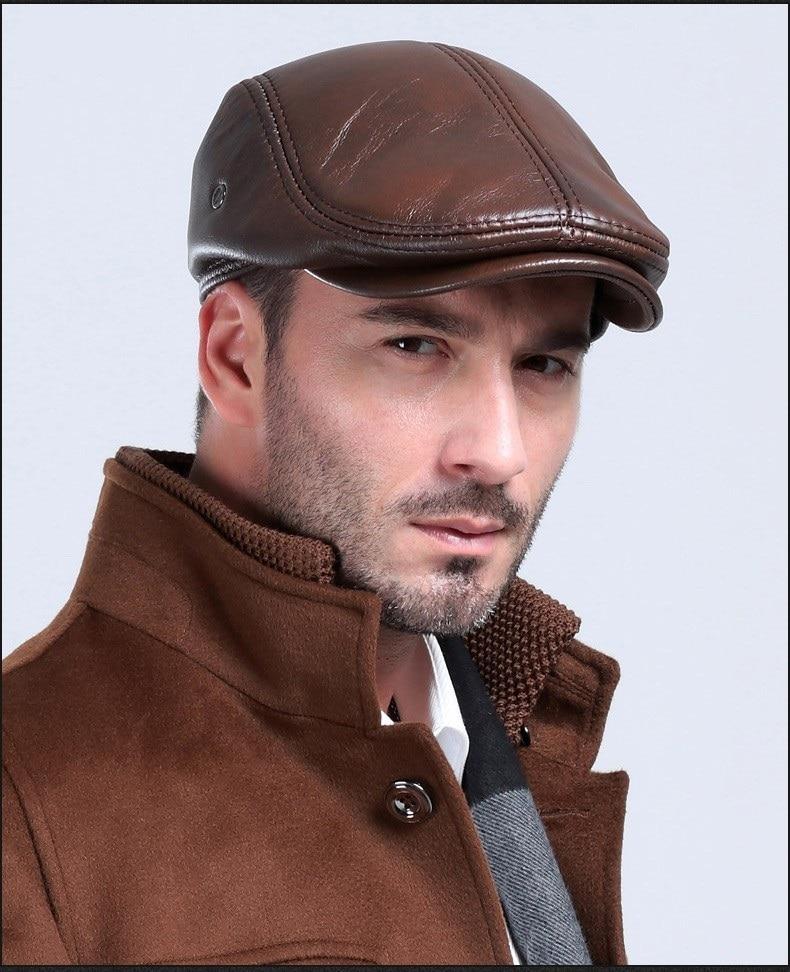 Classic leather hat