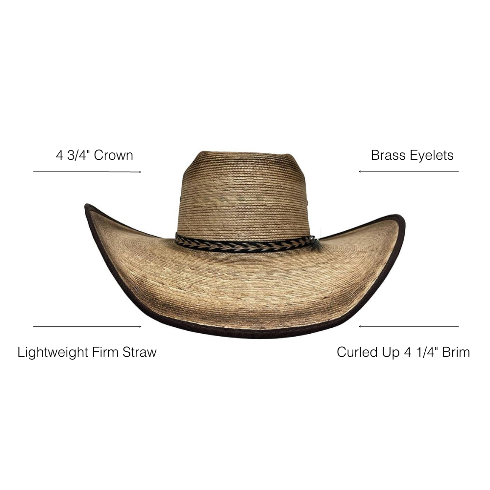 Laredo | Mens Straw Palm Cowboy Hat