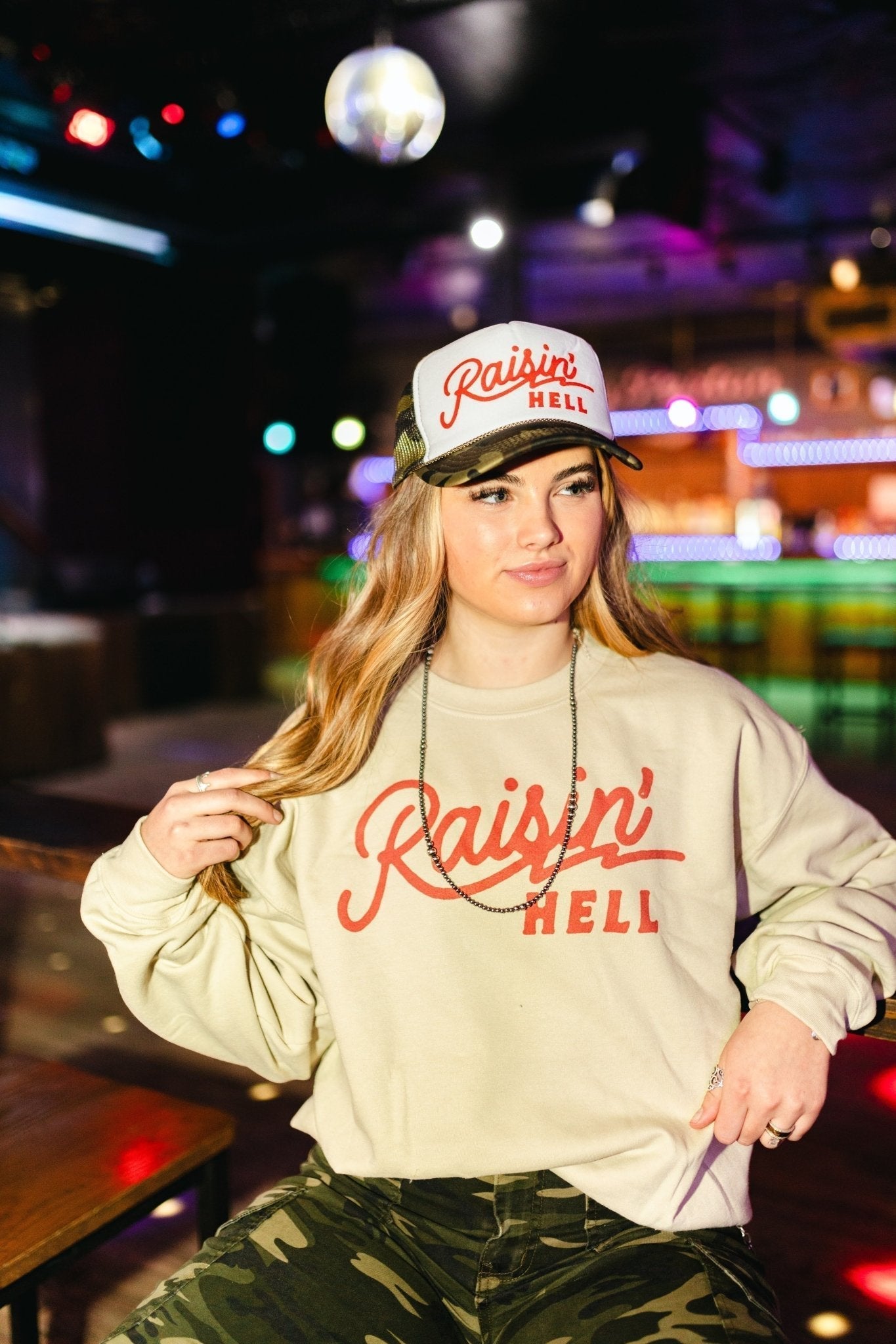 Raisin' Hell Graphic Sweatshirt