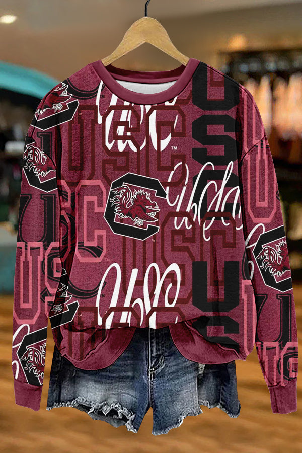 Gameday Carolina Gamecocks Print Sweatshirt