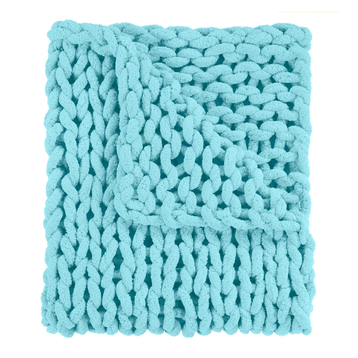 Chunky Chenille Knit Throw choice of colors