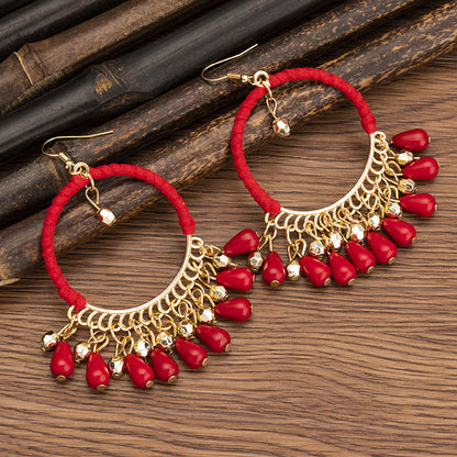 Women's Ethnic Style Tassel Earrings