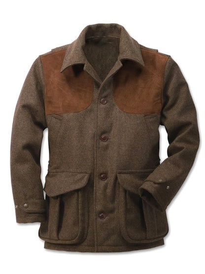 Men's Casual Retro Woolen Jacket