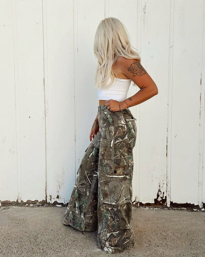 Cowboy’s Camo Zip Up Hoodie+Pant Set