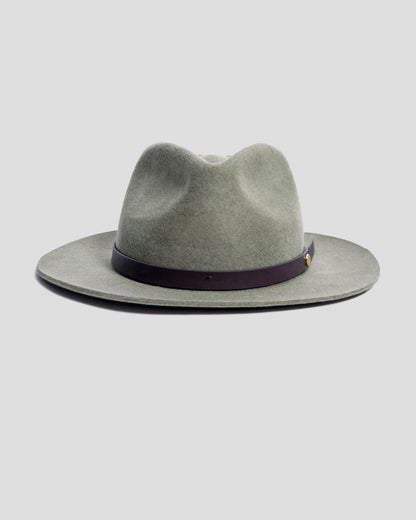 Griffin Fedora–Olive Green[Fast shipping and box packing]