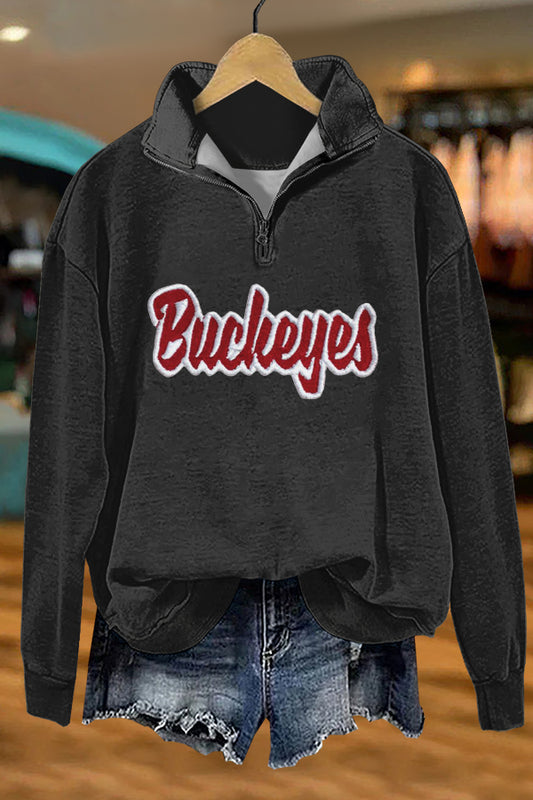 Cozy Buckeyes Print Sweatshirt