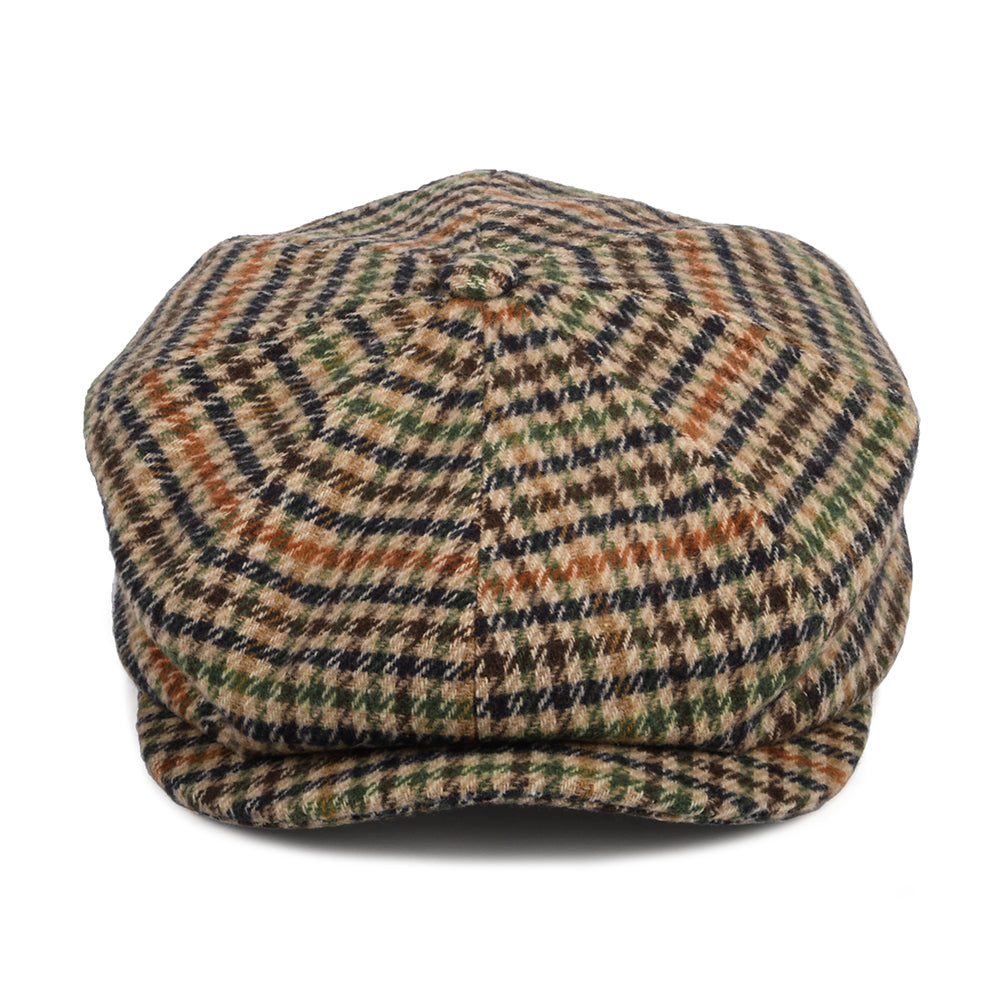 PEAKED CAPS Genuine Scottish 8 Panels Cap-Harris Tweed