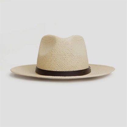 Geoffery Straw Fedora Hat – Natural