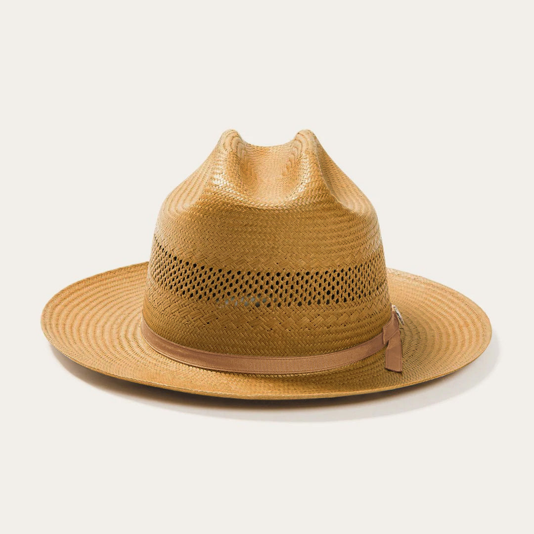 Distinguished Vented Straw Cowboy Hat