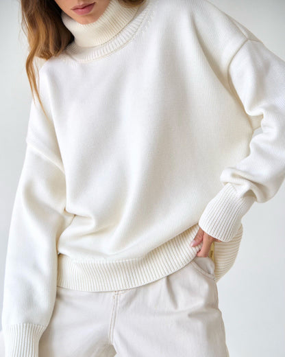 Turtleneck Loose Knit Sweater