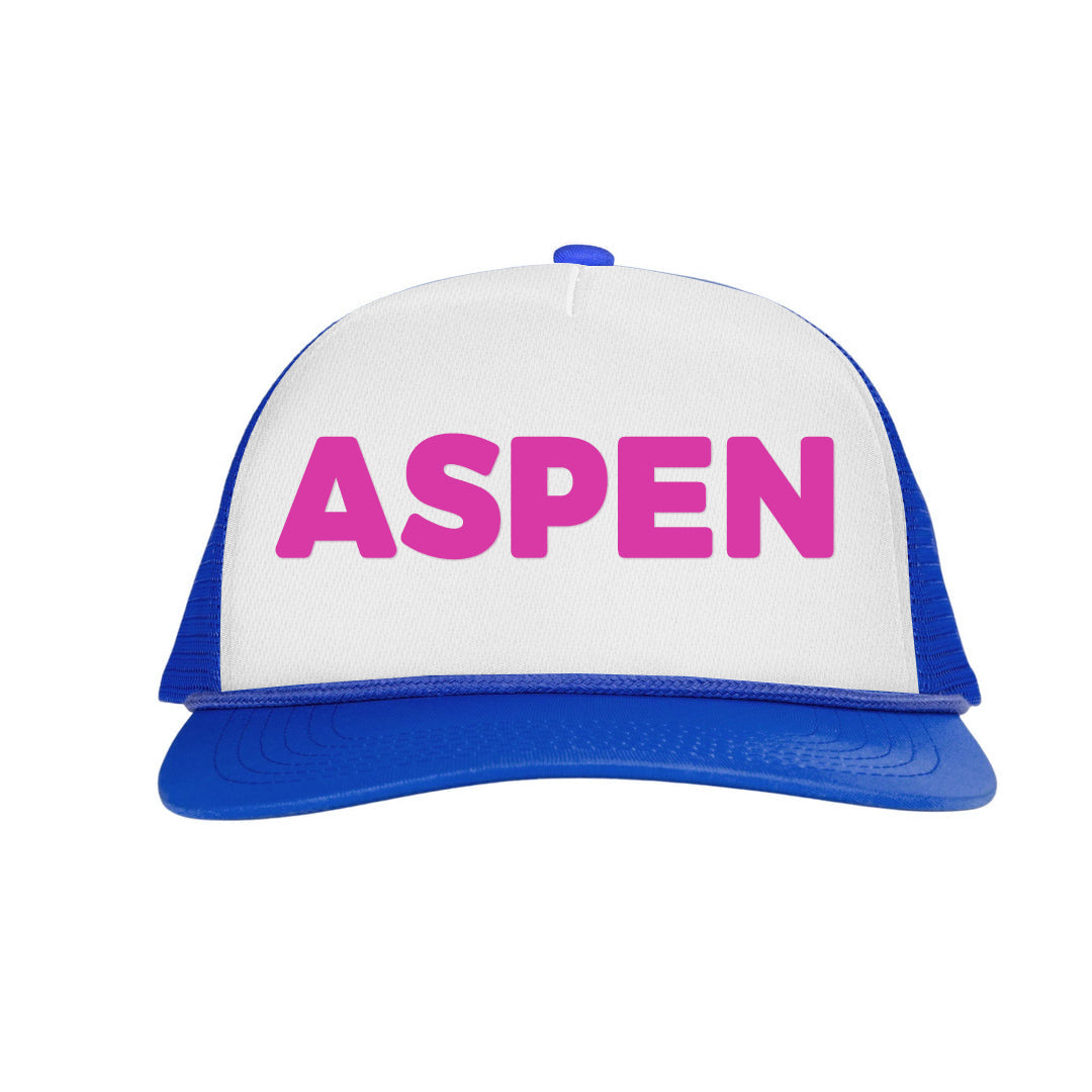 ASPEN Letter Printed Trucker Hat