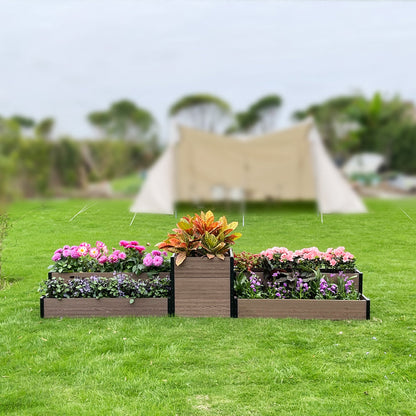 Corner and Terraced Garden Bed - Cascade Style