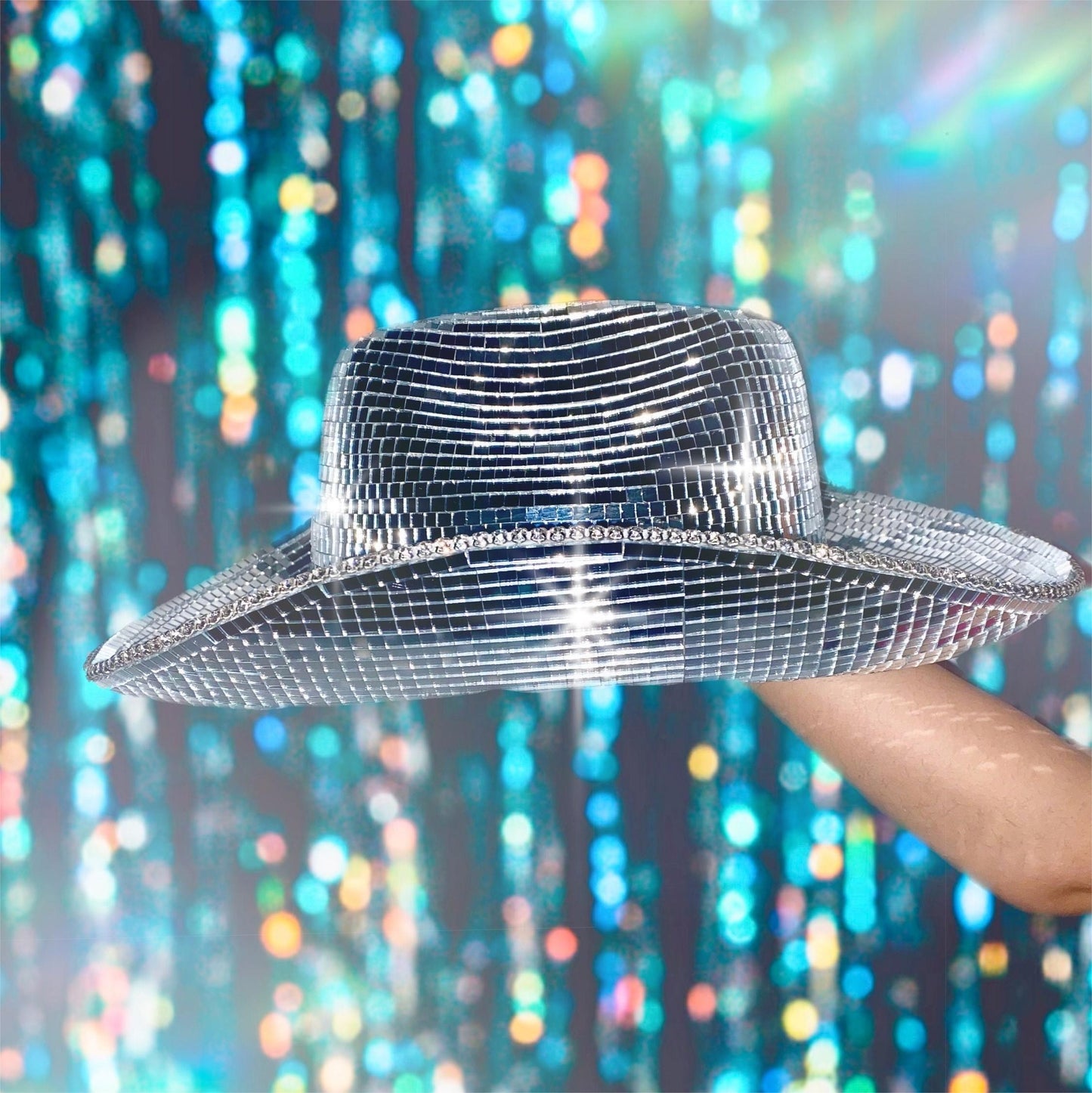 Disco Ball Cowgirl/Cowboy Hat [Buy 2 get free shipping&Box packing]