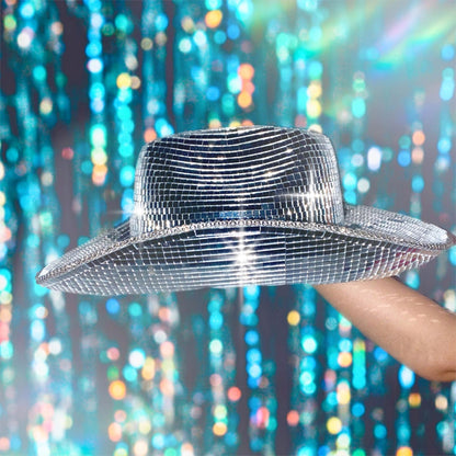 Disco Ball Cowgirl/Cowboy Hat [Buy 2 get free shipping&Box packing]