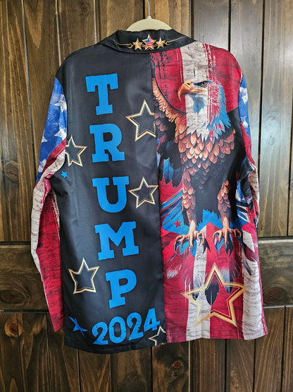 ULTRA MAGA TRUMP WOMENS BLAZER