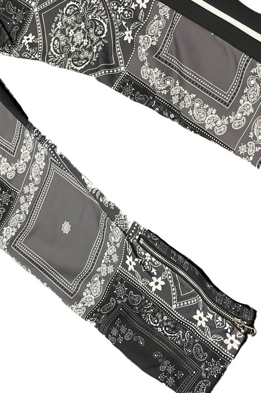 Weiv Paisley Bandana Print Track Pants choice of colors