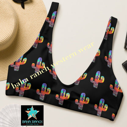 Ready To Ship Yeehaw Sunset Desert Bikini Top Medium