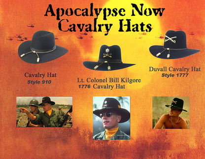 Classic Model Cavalry Hat Black,Confederate Officer Hat