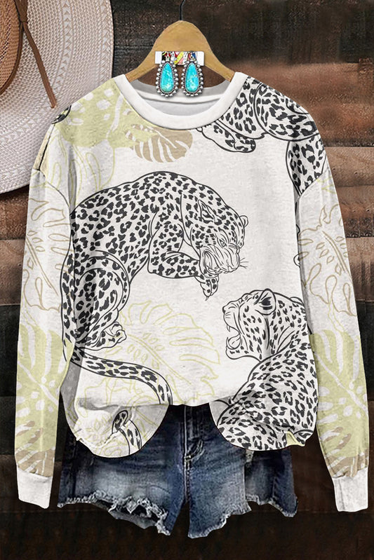 Leopard Print Sweatshirt