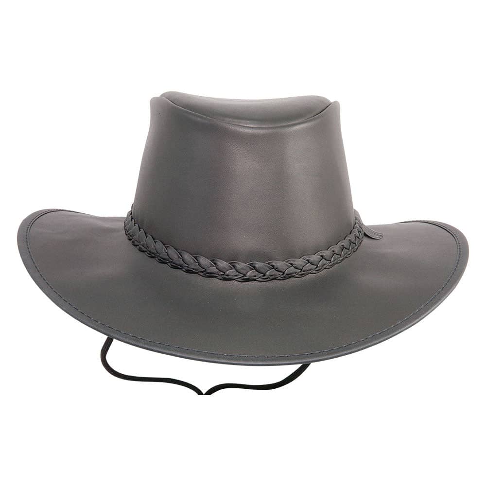 Crusher | Mens Crushable Leather Outback Hat