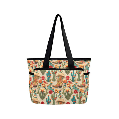 Cactus Boots Beach Tote Bag