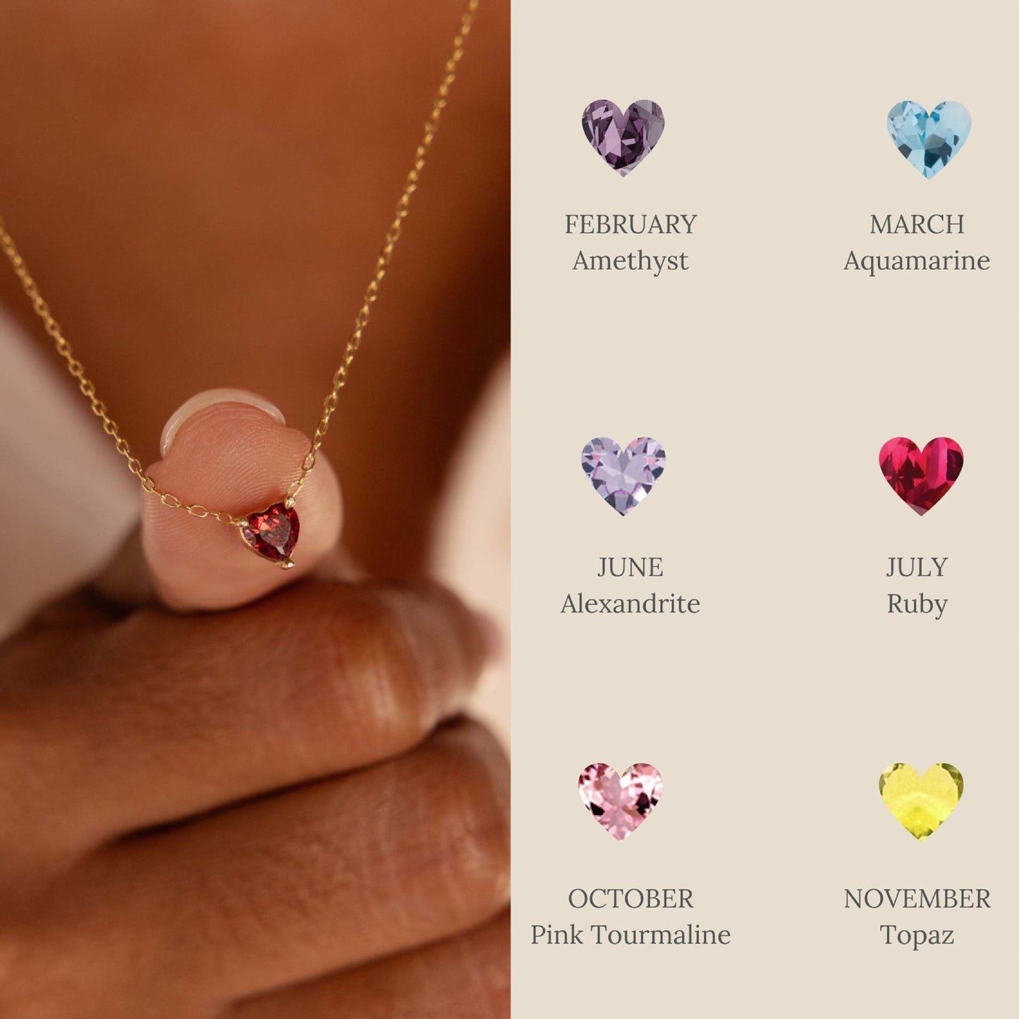 Women's Birthday Love Crystal Pendant Necklace