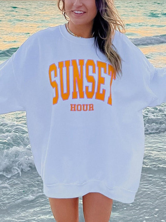 Sunset Hour Oversize Sweatshirt