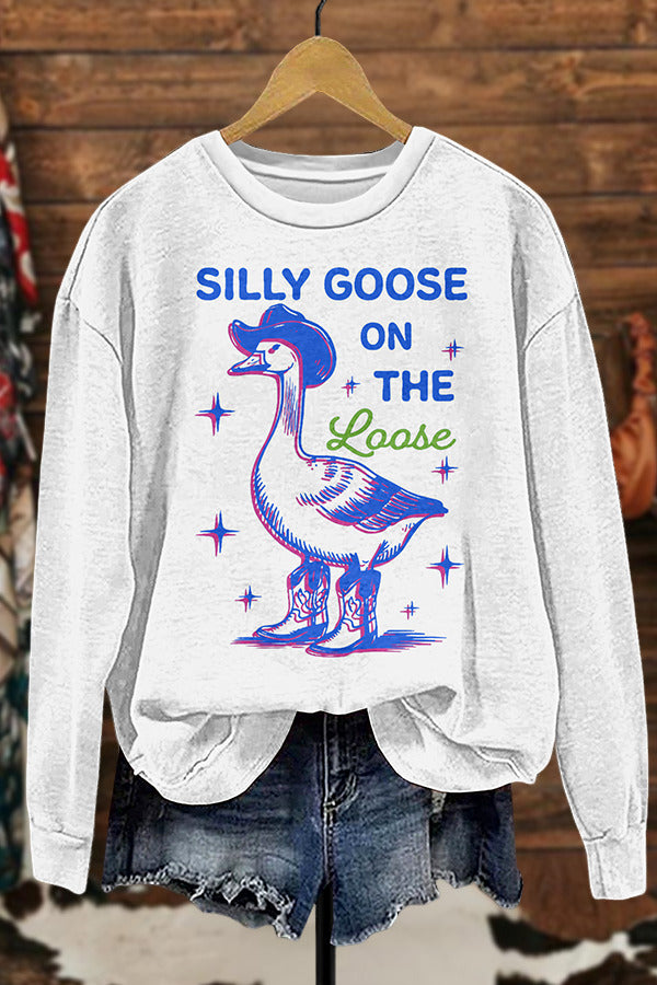 Cowboy Silly Goose Sweatshirt