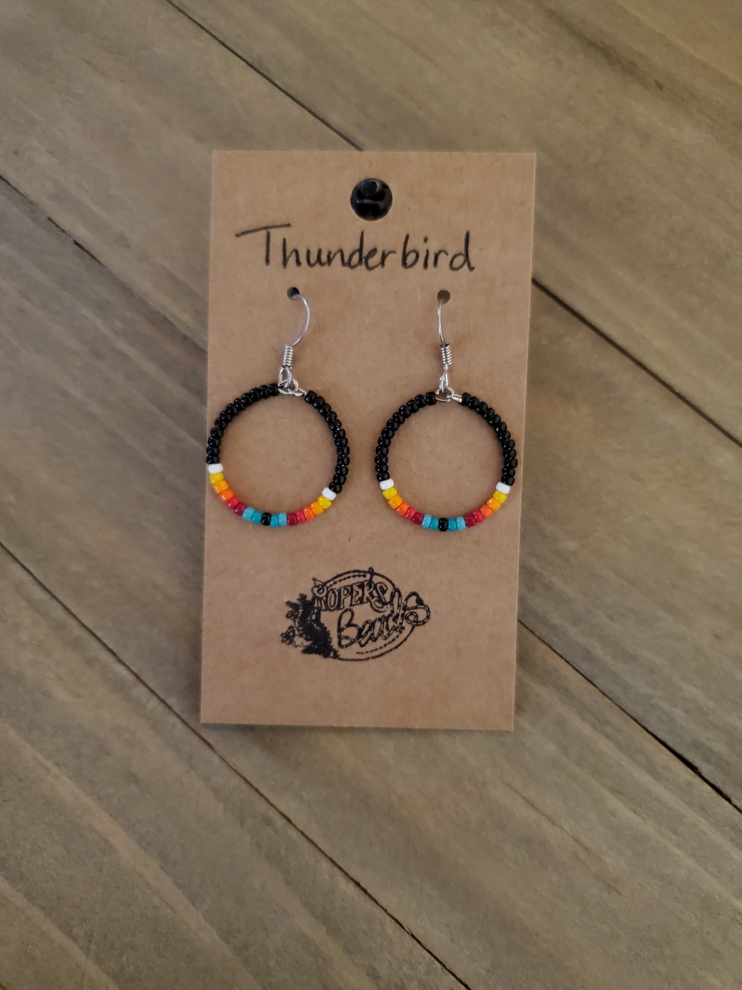 Thunderbird Hoop Earrings Choice of Sizes