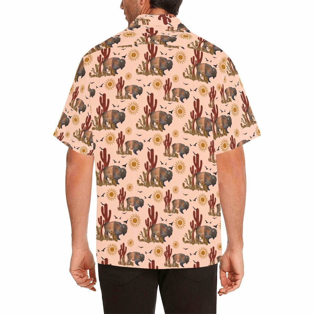 Desert Bison Men's Western Camp Shirt