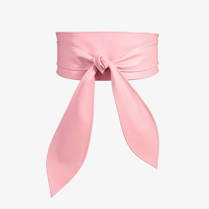 Women's Versatile Elegant Bow Ribbon Extra Long Belt