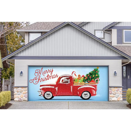 Christmas Mural for Garage Door