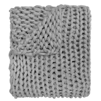 Chunky Knit Throw choice of colors