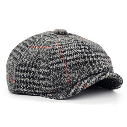 "Landek" Newsboy Wool Cap