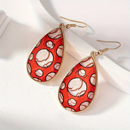 Gameday Balls Teardrop Earrings