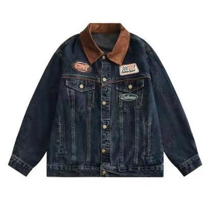 Retro All-match Denim Lapel Jacket