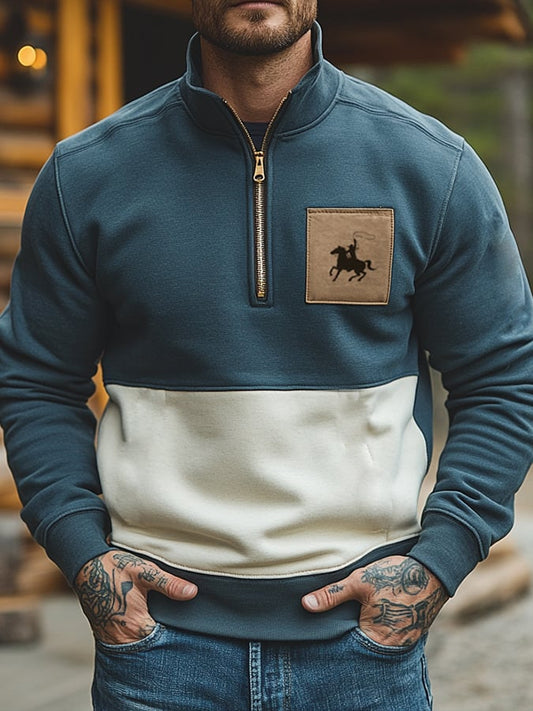 Men's Retro Western Sweatshirt