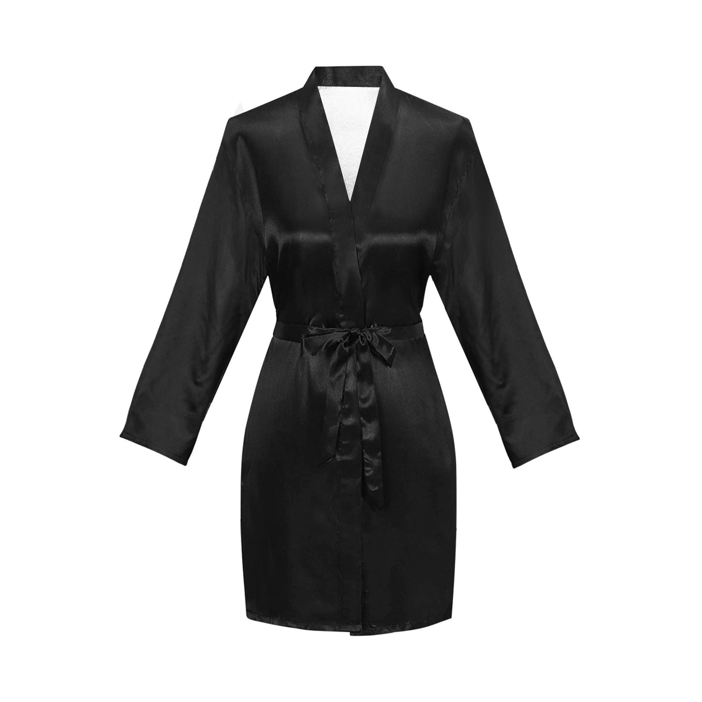 Dream Catcher Women's Belted Satin Feel Dressing Lounge Robe