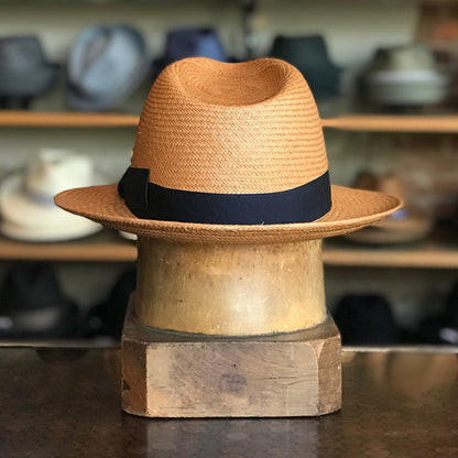 Can be rolls up for packing -Handmade panama hat-Torino