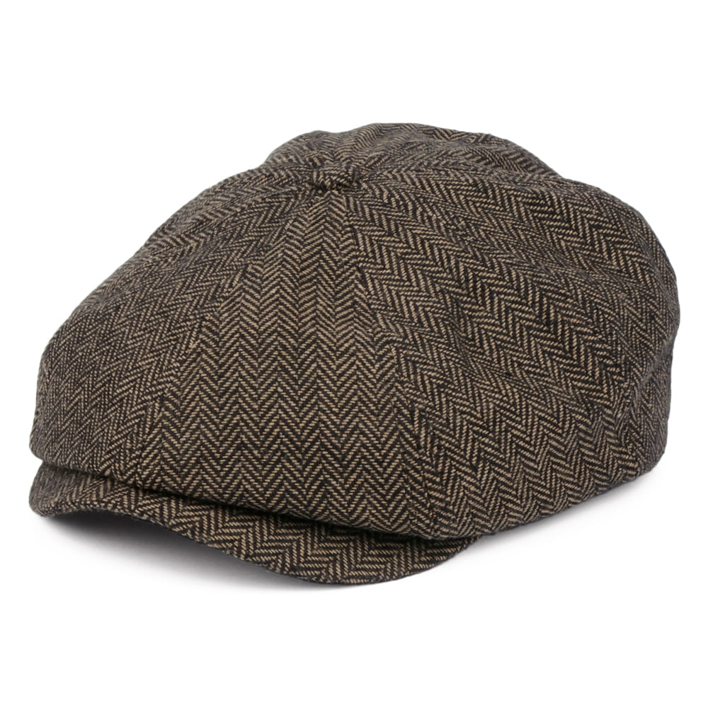 THE PEAKED BOY CAP-Brown