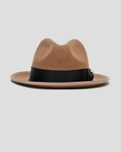 Bikary Fedora – Wheat[Fast shipping and box packing]