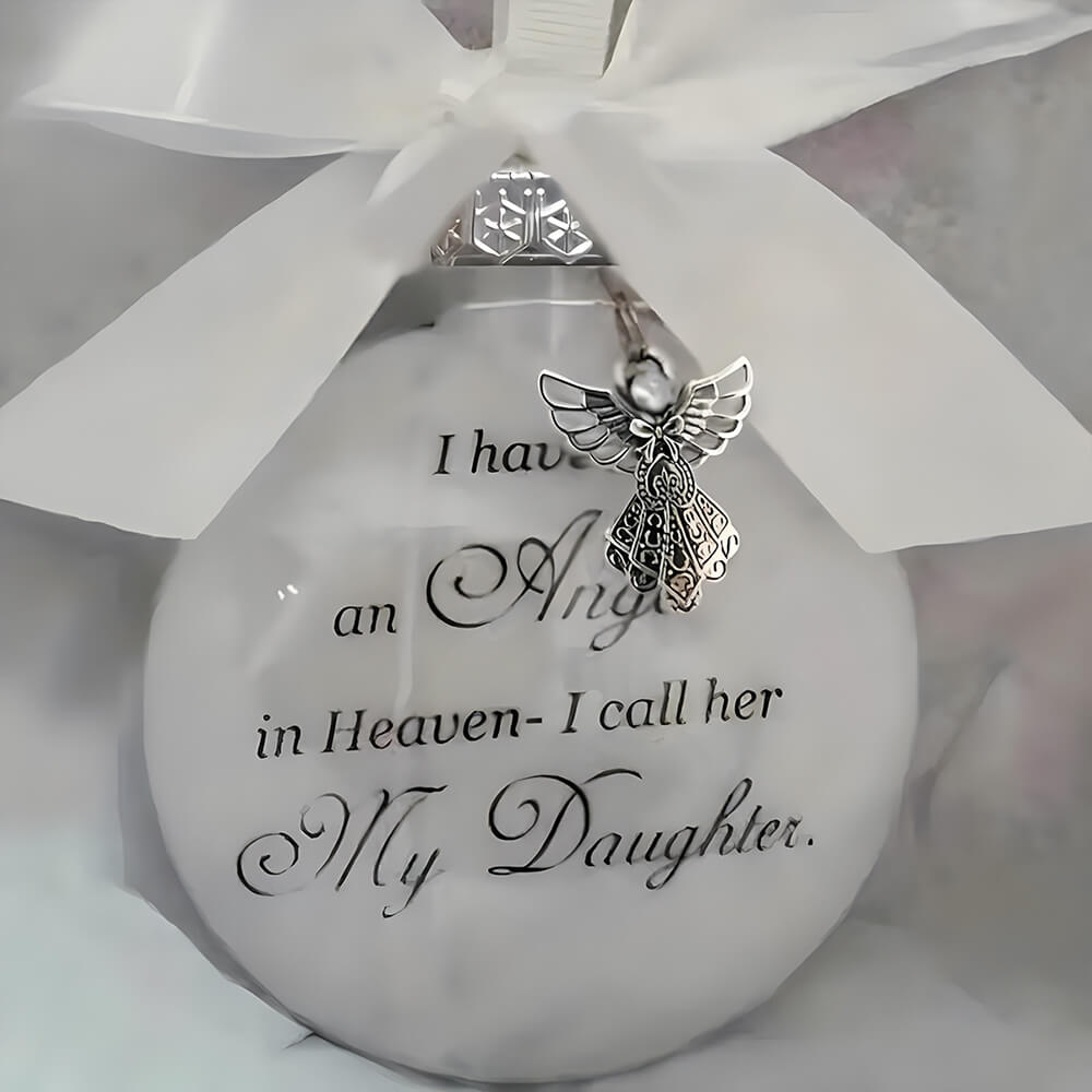 Christmas Angel in Heaven Memorial Ornament